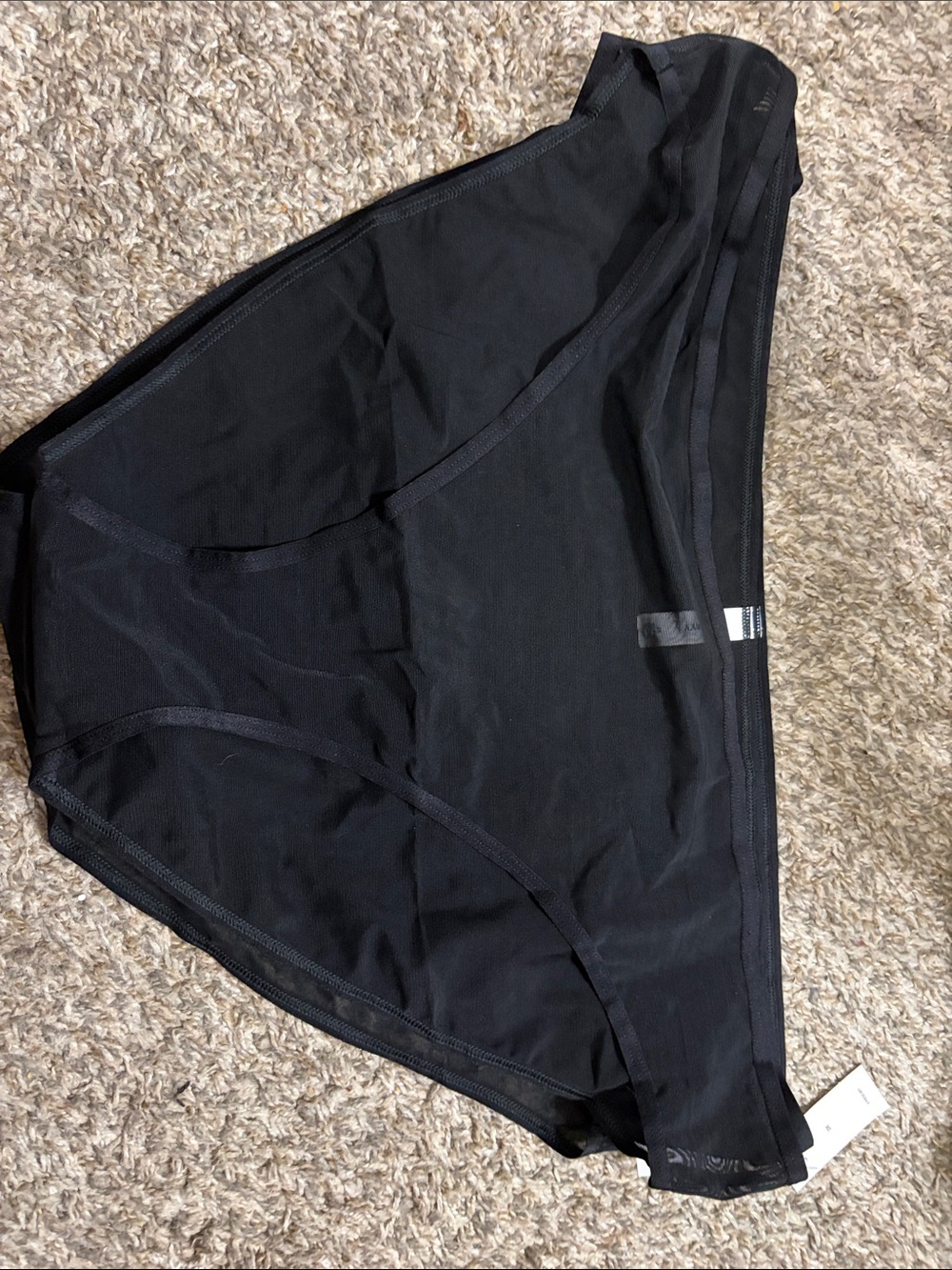 Old Navy Black Sheer Bikini Panties, 3 pairs